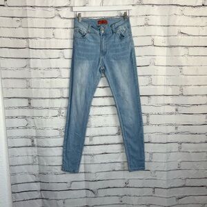 Wax Jean “But, I Love You” Skinny High Rise Jeans Light Wash Women’s 9/29 Y2K